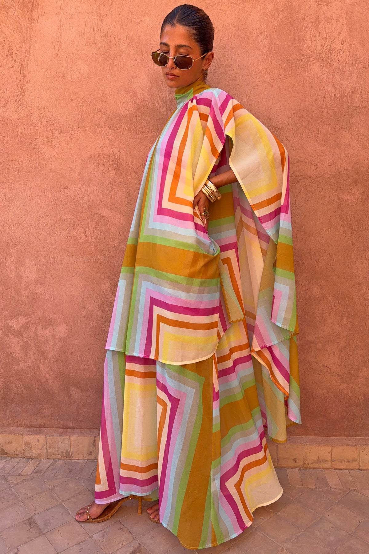 Never Fully Dressed Quality - Bright Geo Stevie Maxi Dress