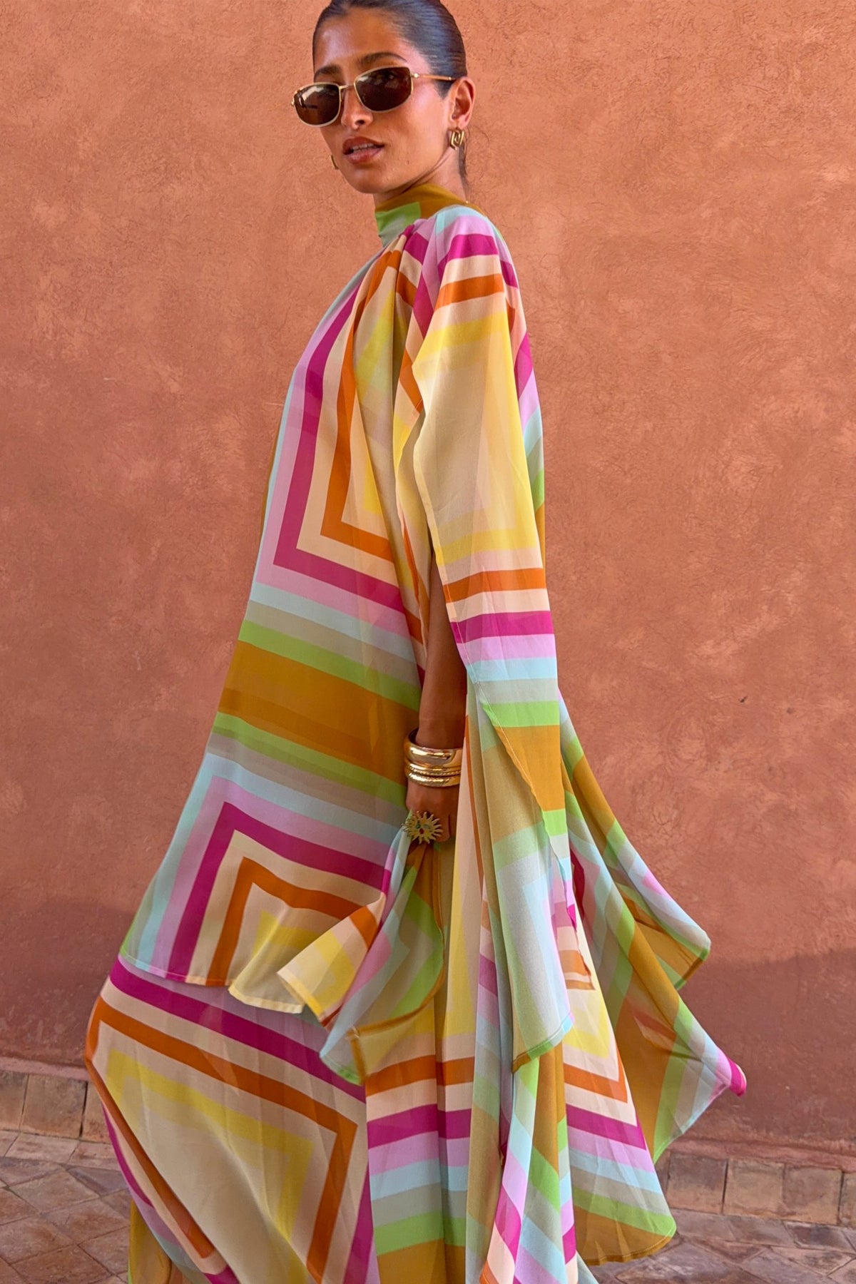 Never Fully Dressed Quality - Bright Geo Stevie Maxi Dress