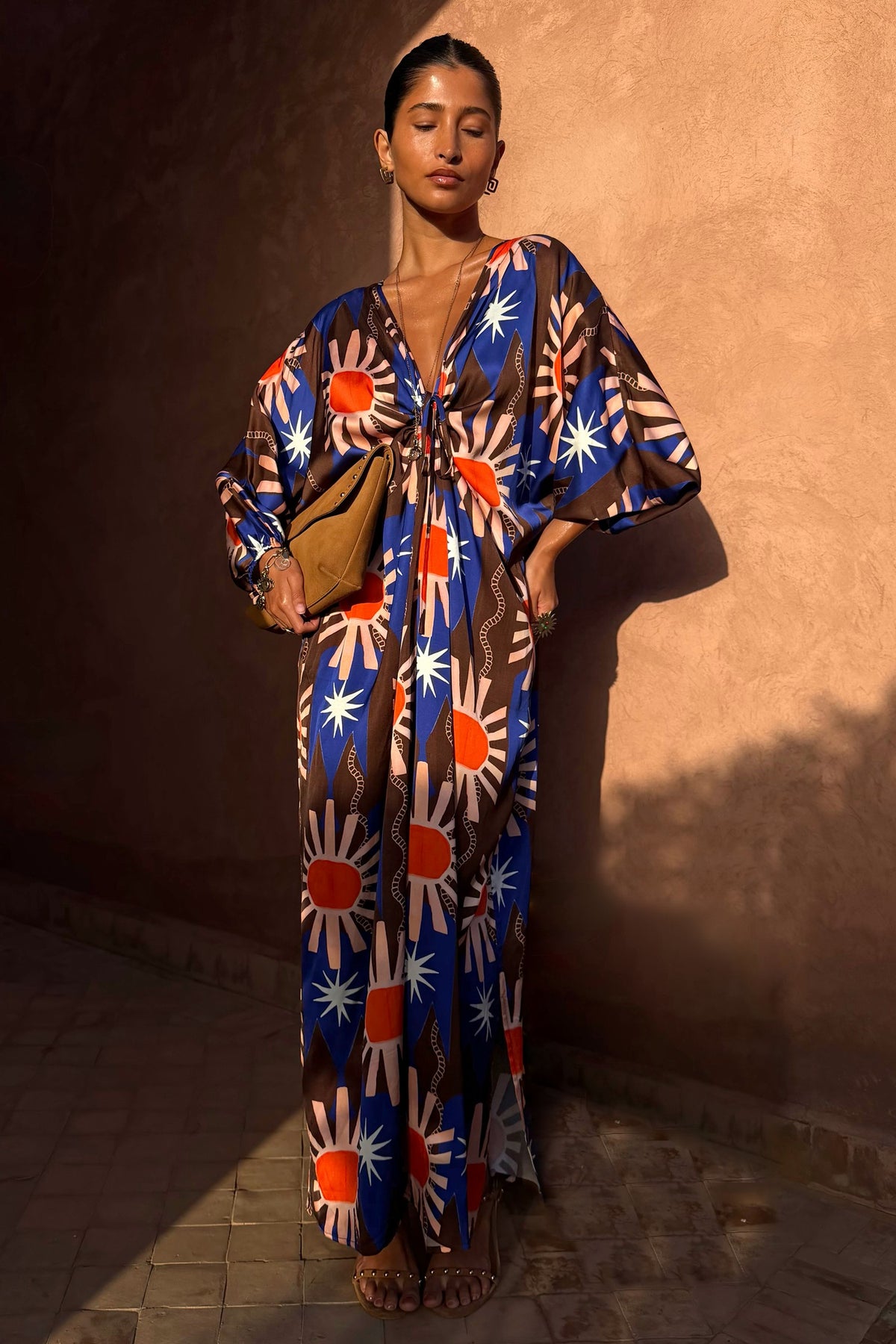 Never Fully Dressed Everyday - Chocolate & Blue Sun Toria Dress