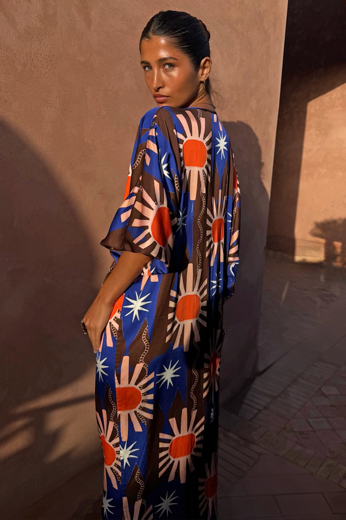 Never Fully Dressed Everyday - Chocolate & Blue Sun Toria Dress