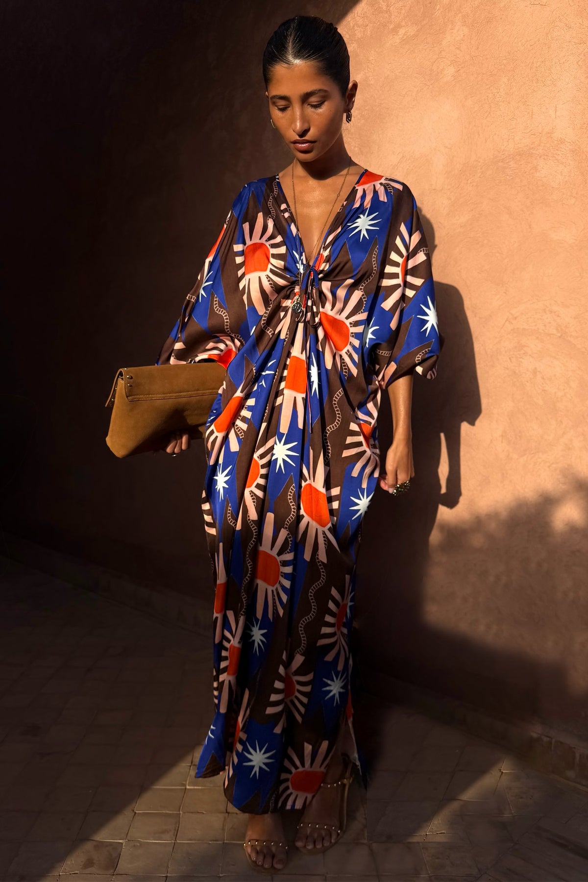 Never Fully Dressed Everyday - Chocolate & Blue Sun Toria Dress
