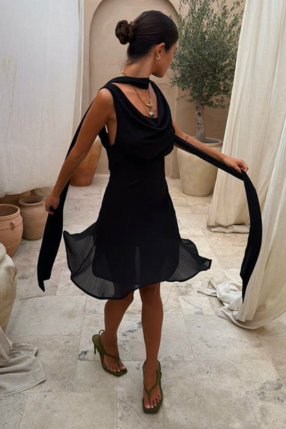 Never Fully Dressed Best Seller - Black Sophie Mini Dress