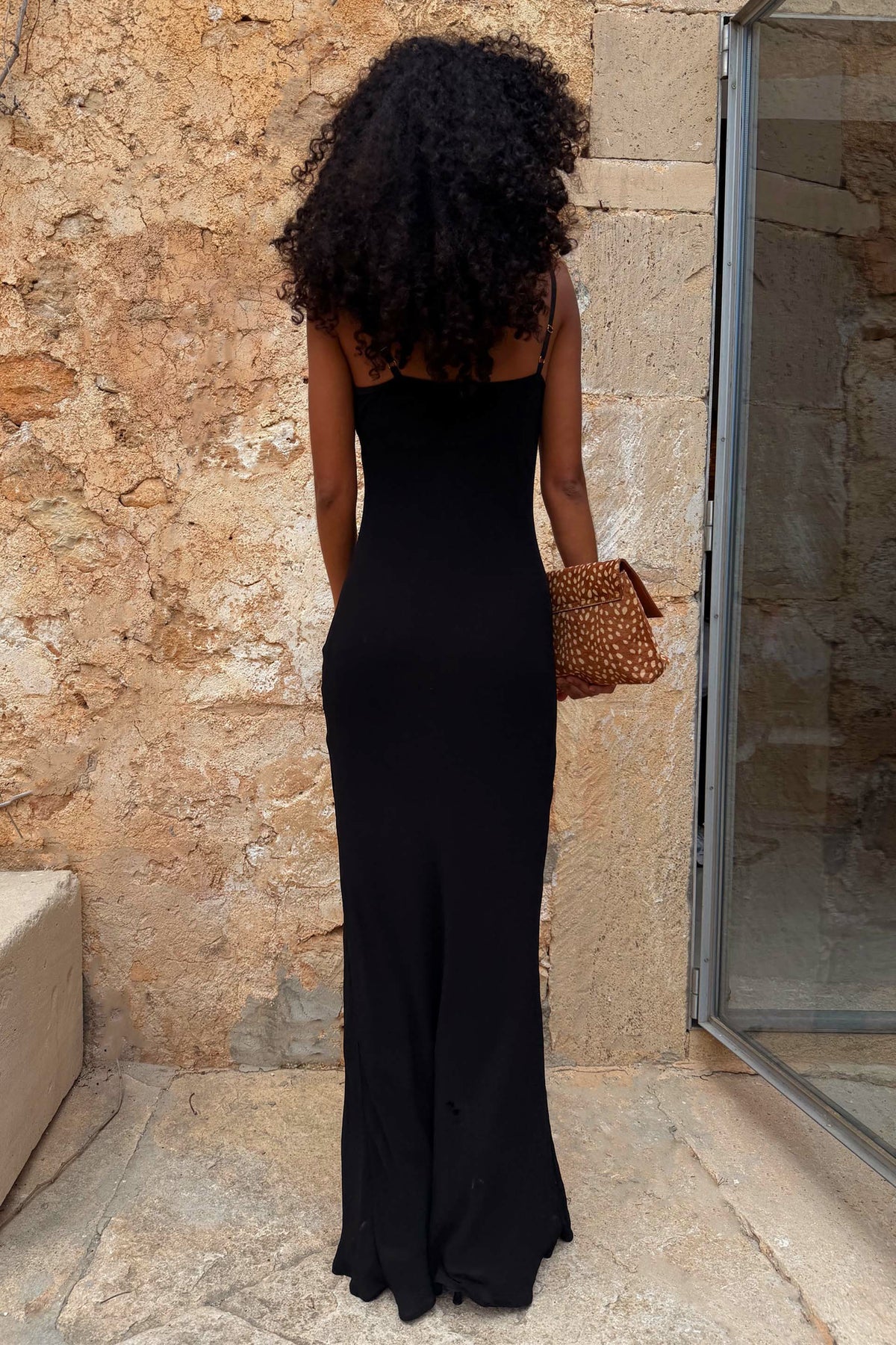 Never Fully Dressed Premium - Black Sapna Dress with Ring Detail