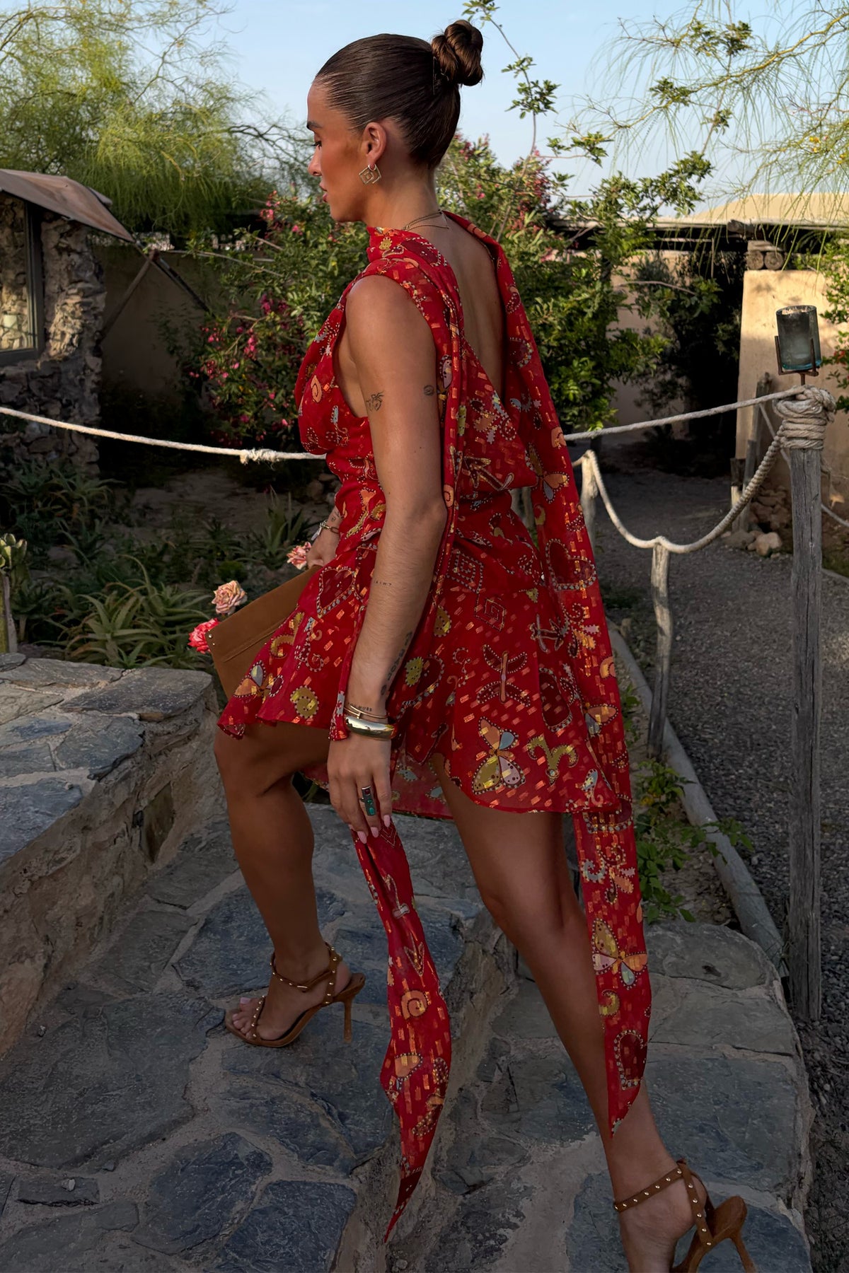 Never Fully Dressed New - Red Astra Mini Sophie Dress