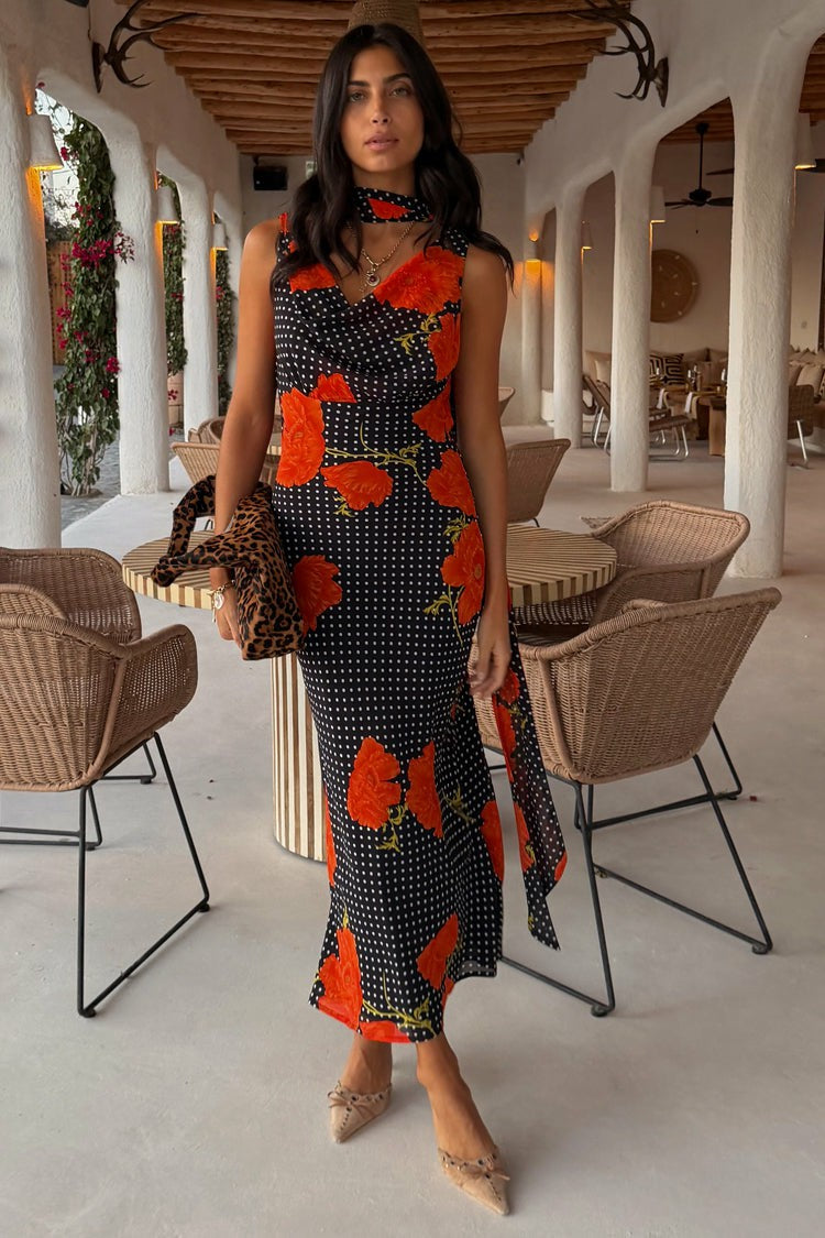 Never Fully Dressed Sale - Black Poppy Sophie Dress - Wedding Guest Dress - Never Fully Dressed