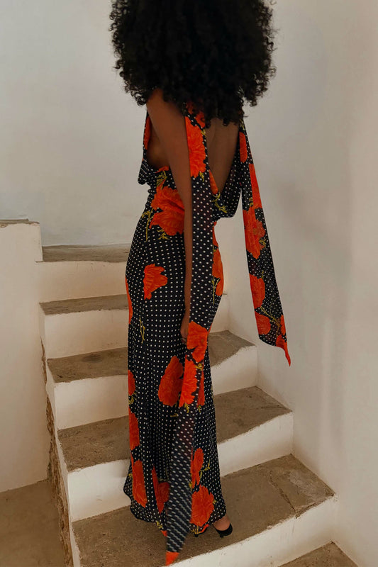 Never Fully Dressed Sale - Black Poppy Sophie Dress - Wedding Guest Dress - Never Fully Dressed