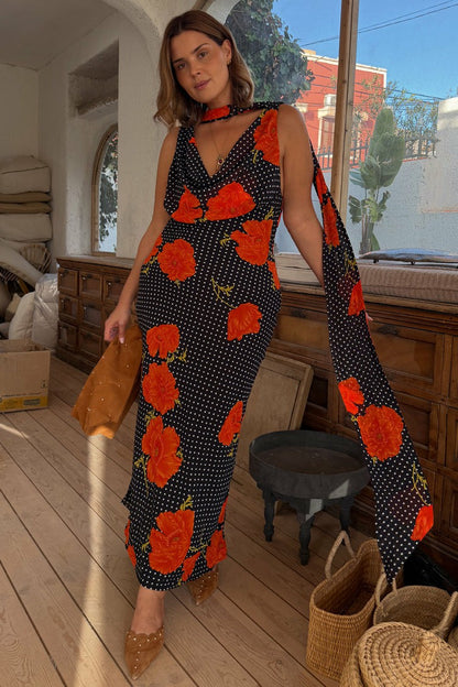 Never Fully Dressed Sale - Black Poppy Sophie Dress - Wedding Guest Dress - Never Fully Dressed