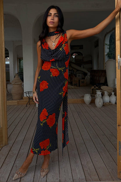 Never Fully Dressed Sale - Black Poppy Sophie Dress - Wedding Guest Dress - Never Fully Dressed