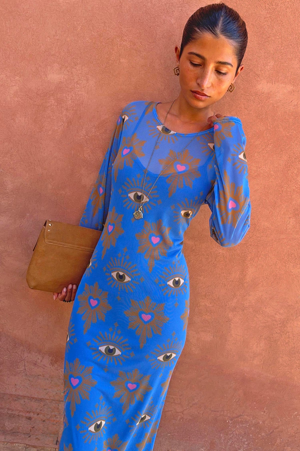 Never Fully Dressed Best Seller - Blue Eye Mesh Dress