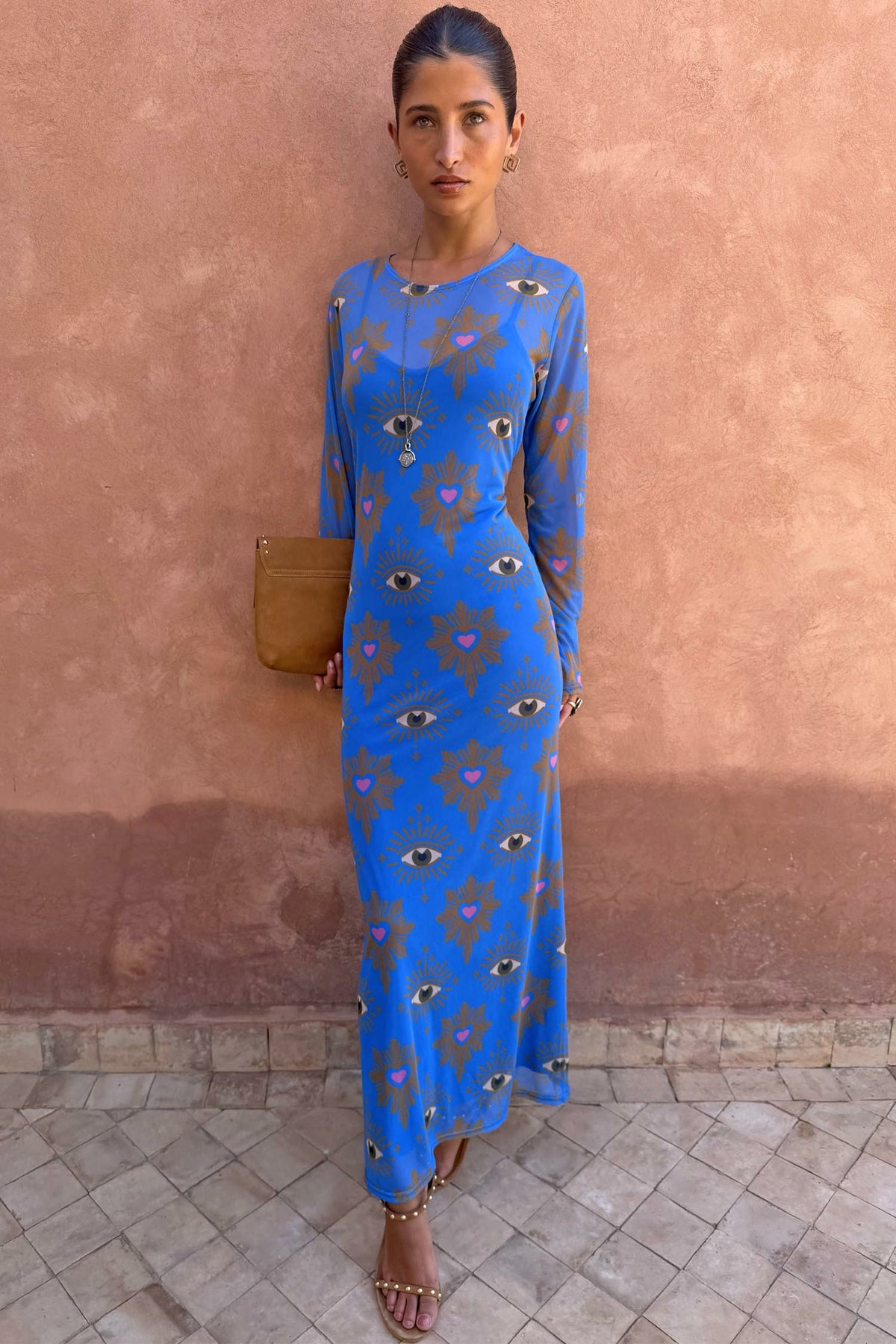 Never Fully Dressed Best Seller - Blue Eye Mesh Dress