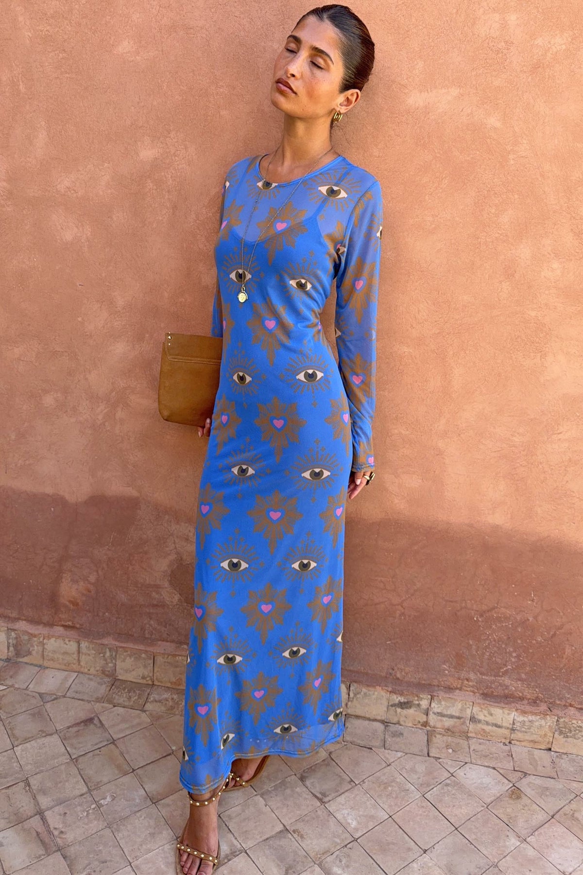 Never Fully Dressed Best Seller - Blue Eye Mesh Dress
