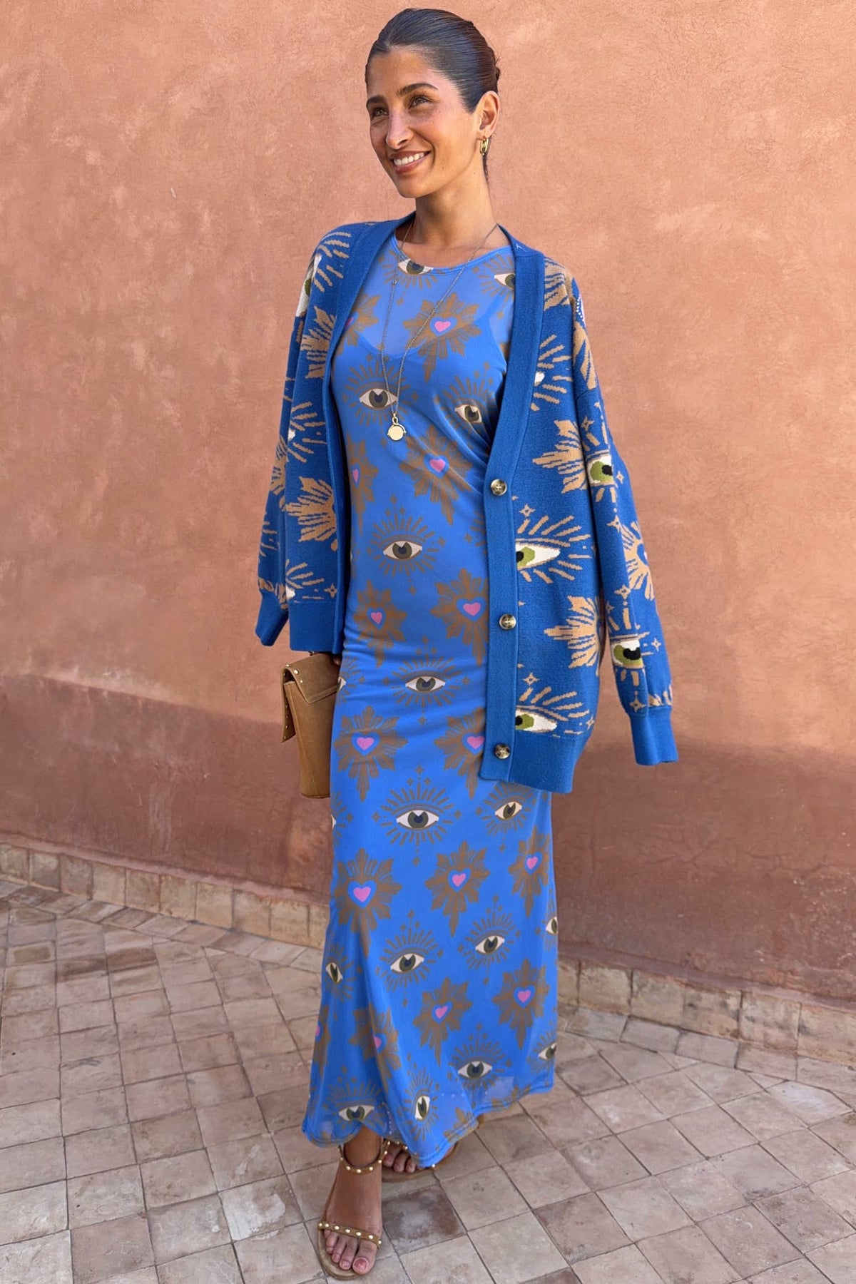 Never Fully Dressed Best Seller - Blue Eye Mesh Dress
