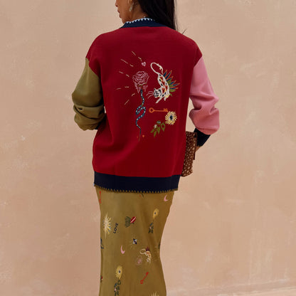 Never Fully Dressed Sale - Mystical Martha Embroidered Cardigan