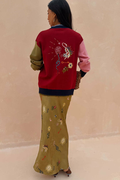 Never Fully Dressed Sale - Mystical Martha Embroidered Cardigan