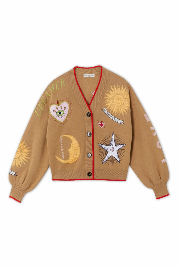 Never Fully Dressed Premium - Camel Mystical Cardigan