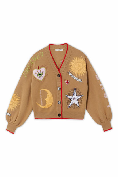 Never Fully Dressed Premium - Camel Mystical Cardigan