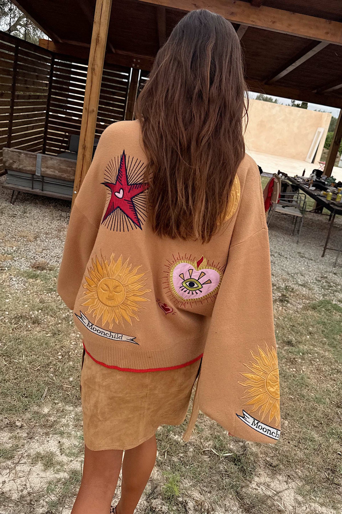 Never Fully Dressed Premium - Camel Mystical Cardigan