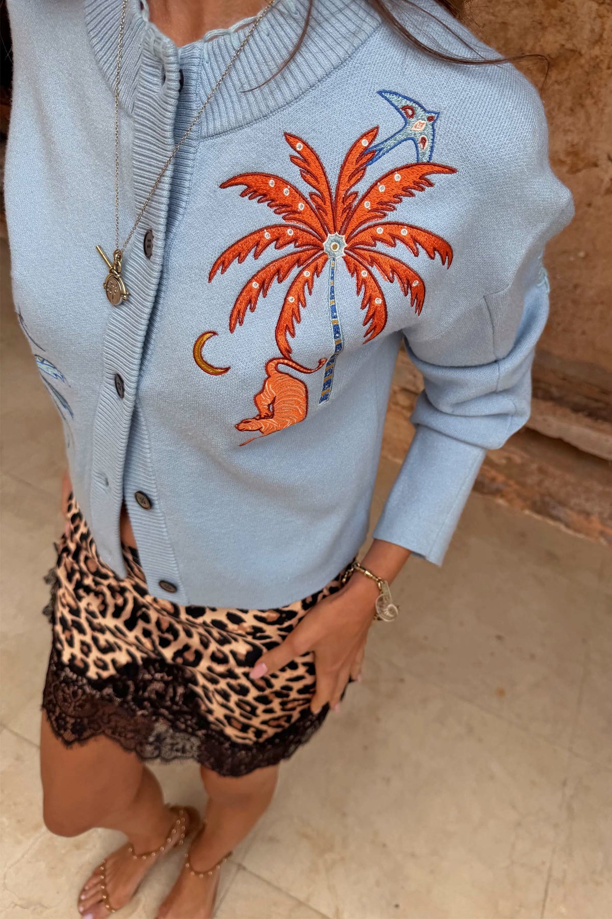 Never Fully Dressed Recommended - Blue Tigress Cardigan