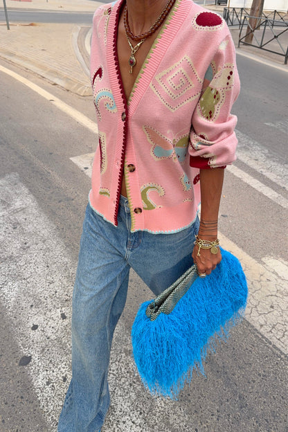 Never Fully Dressed Recommended - Pink Astra Hannah Cardigan