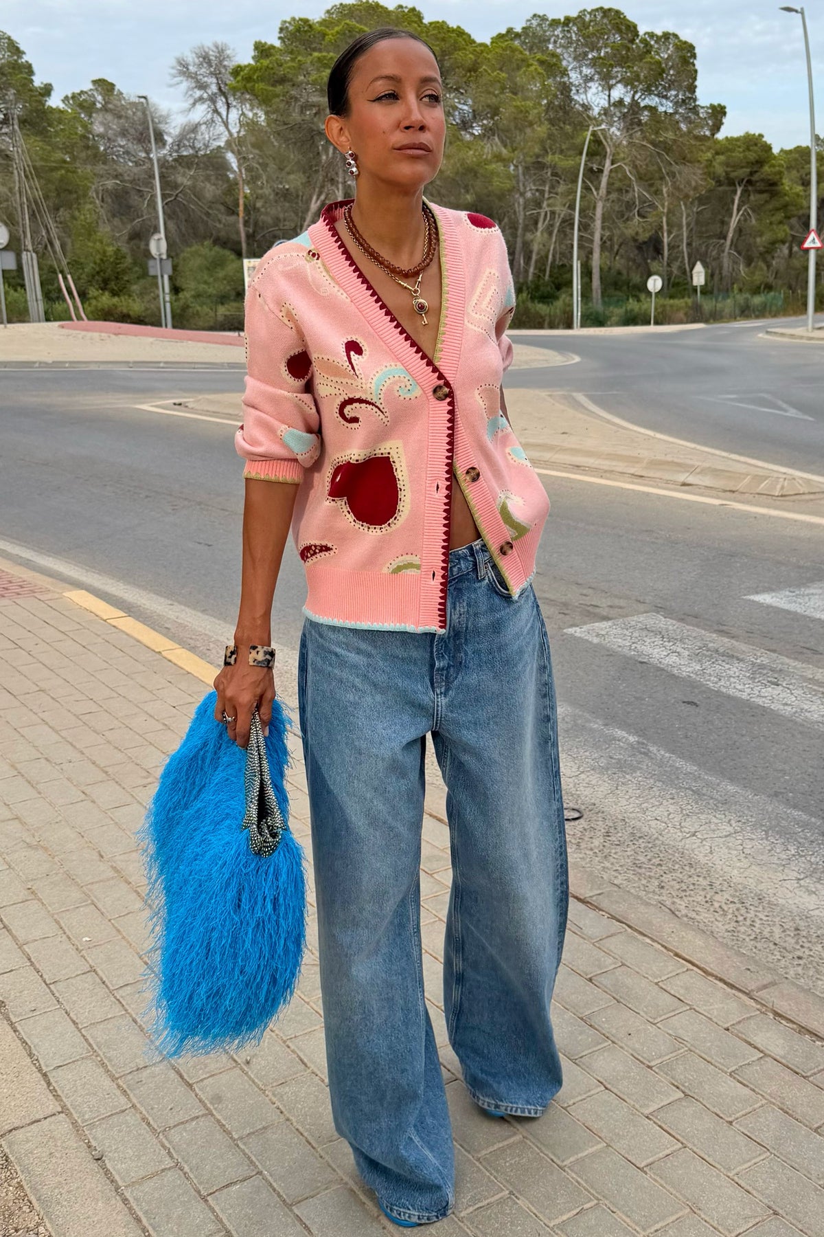 Never Fully Dressed Recommended - Pink Astra Hannah Cardigan