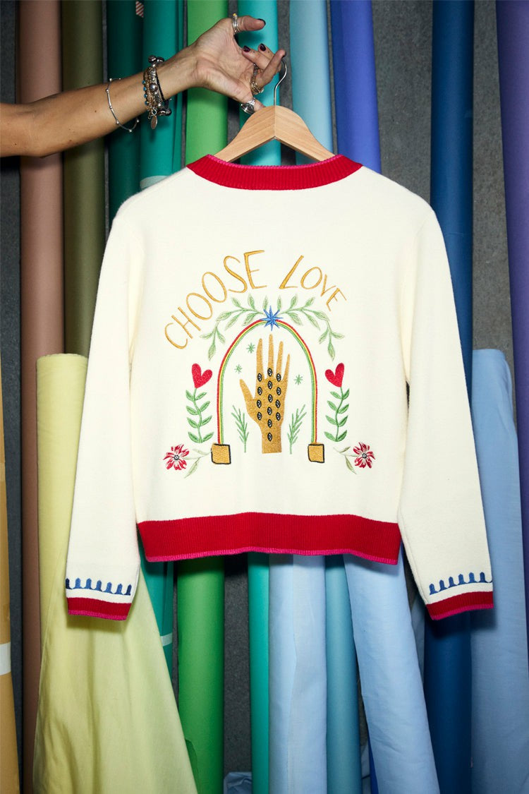 Never Fully Dressed Best Price - Choose Love Cardigan