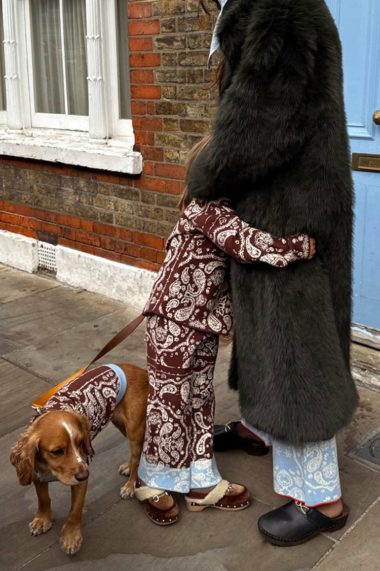 Never Fully Dressed Customer Favorite - Chocolate Bandana Dog Jumper