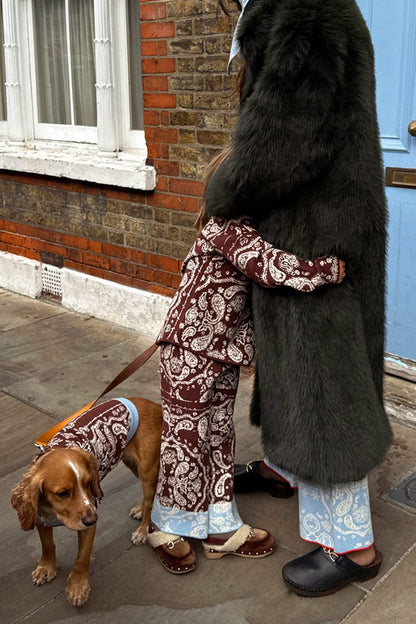 Never Fully Dressed Customer Favorite - Chocolate Bandana Dog Jumper