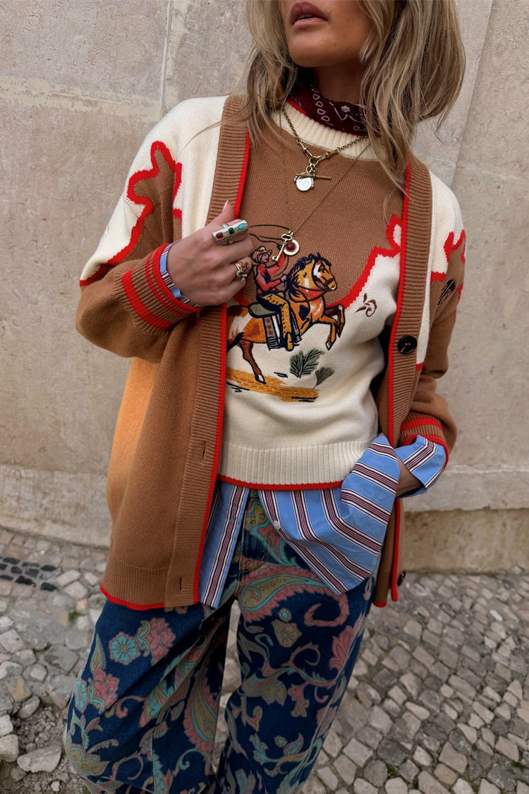 Never Fully Dressed Recommended - Cowgirl Martha Cardigan