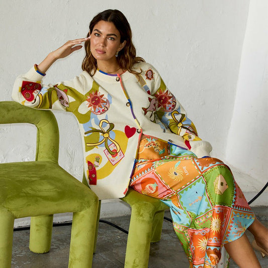 Never Fully Dressed Featured - Multi Enchanted Cardigan