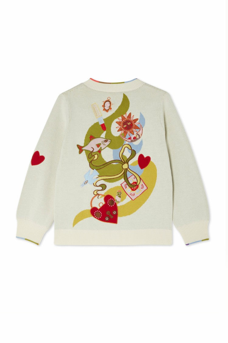 Never Fully Dressed Featured - Multi Enchanted Cardigan