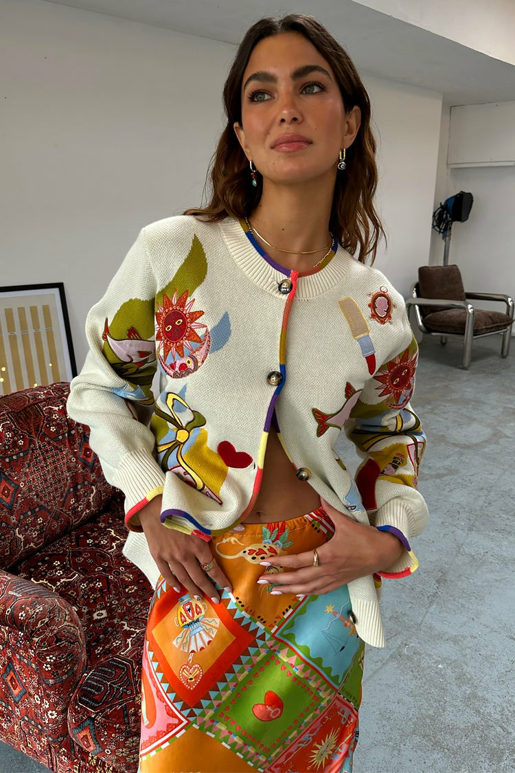 Never Fully Dressed Featured - Multi Enchanted Cardigan