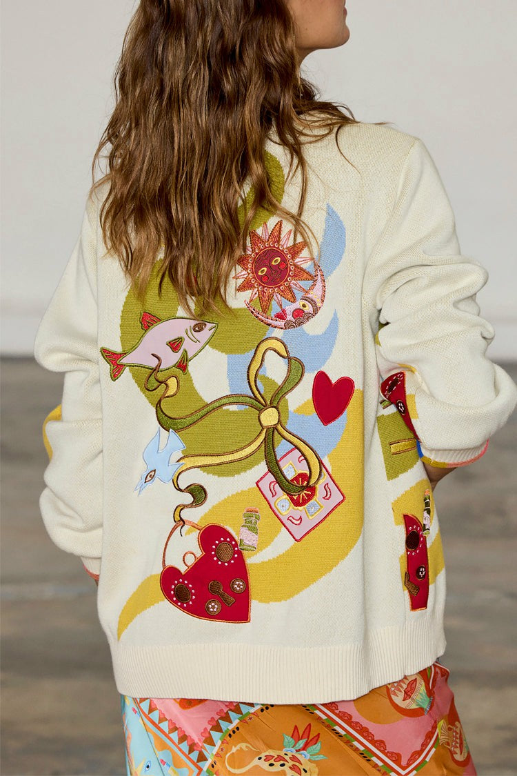 Never Fully Dressed Featured - Multi Enchanted Cardigan