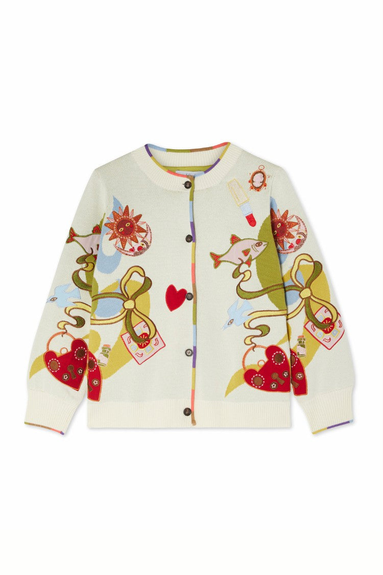 Never Fully Dressed Featured - Multi Enchanted Cardigan