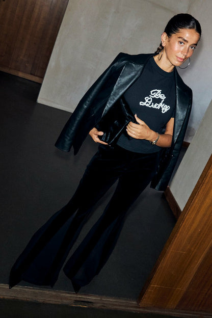 Never Fully Dressed Best Seller - Black Leather Blazer