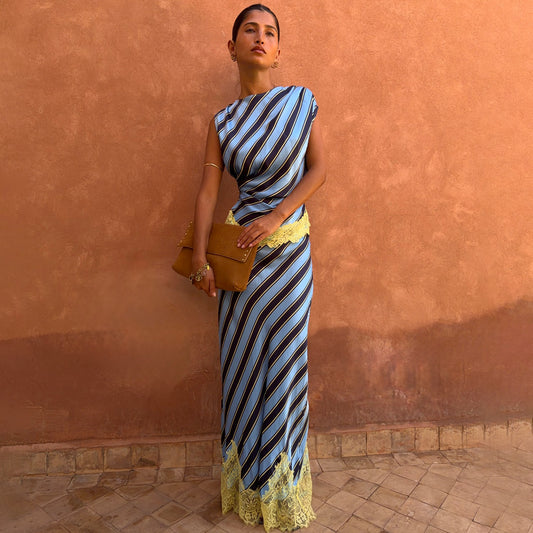 Never Fully Dressed Everyday - Stripe Maeva Midi Skirt