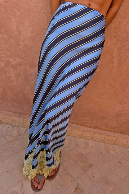 Never Fully Dressed Everyday - Stripe Maeva Midi Skirt