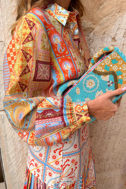 Never Fully Dressed Great Value - Dolce Vita Marley Patchwork Shirt
