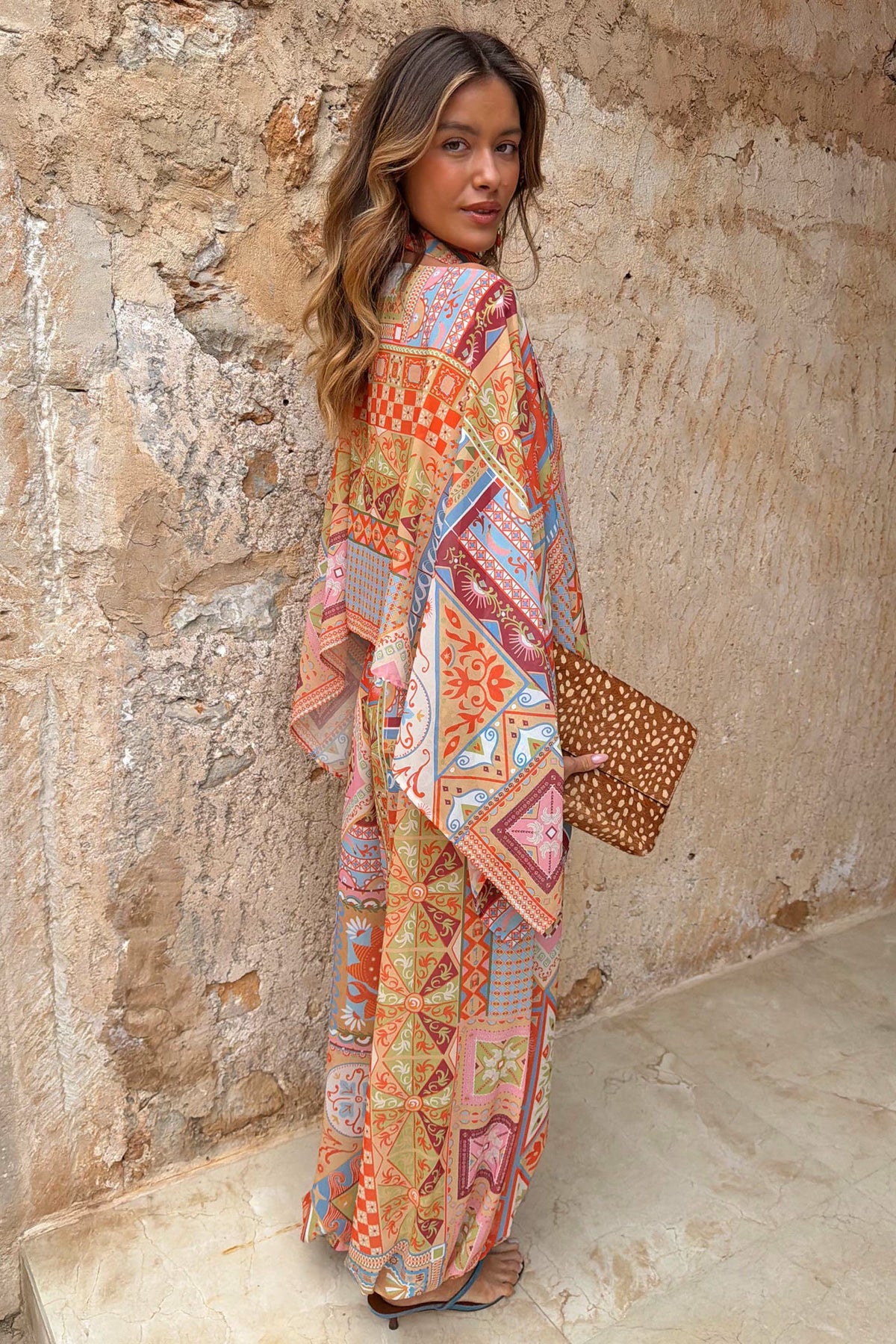 Never Fully Dressed Recommended - Dolce Vita Balloon Trousers in Tile Print
