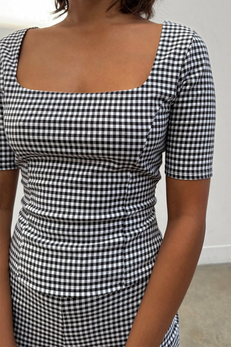 Never Fully Dressed Trusted - Gingham Top - Co-ord with Trousers