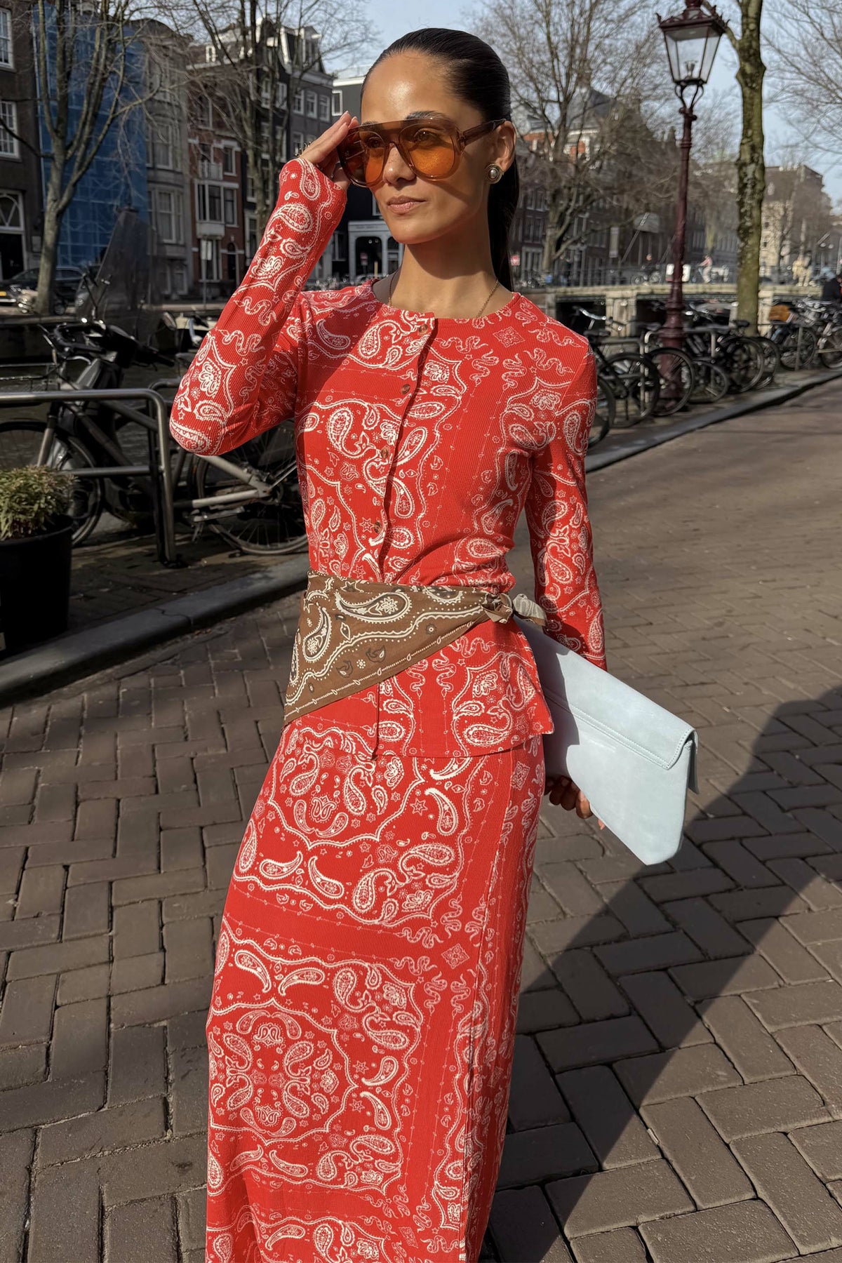 Never Fully Dressed Trusted - Red Bandana Alexa Cardigan