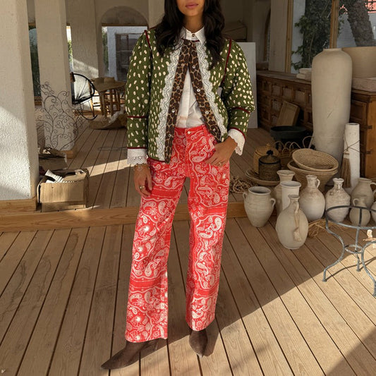 Never Fully Dressed Best Seller - Red Bandana Jeans  London