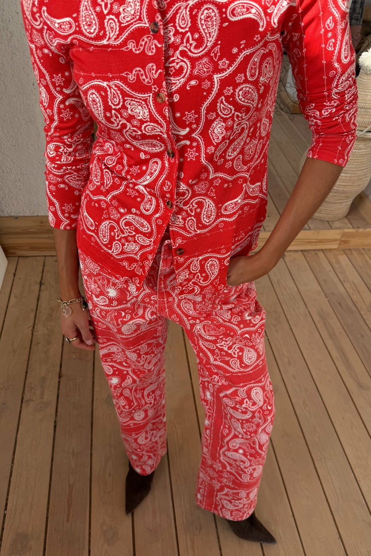 Never Fully Dressed Best Seller - Red Bandana Jeans  London