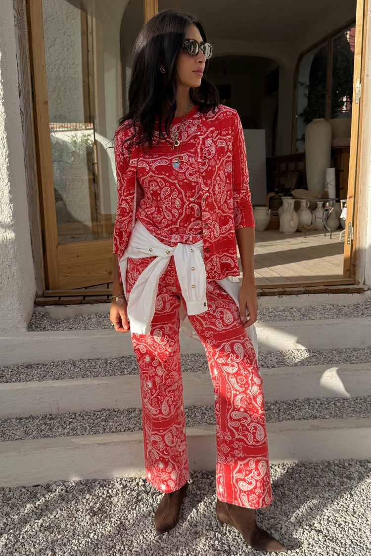 Never Fully Dressed Best Seller - Red Bandana Jeans  London