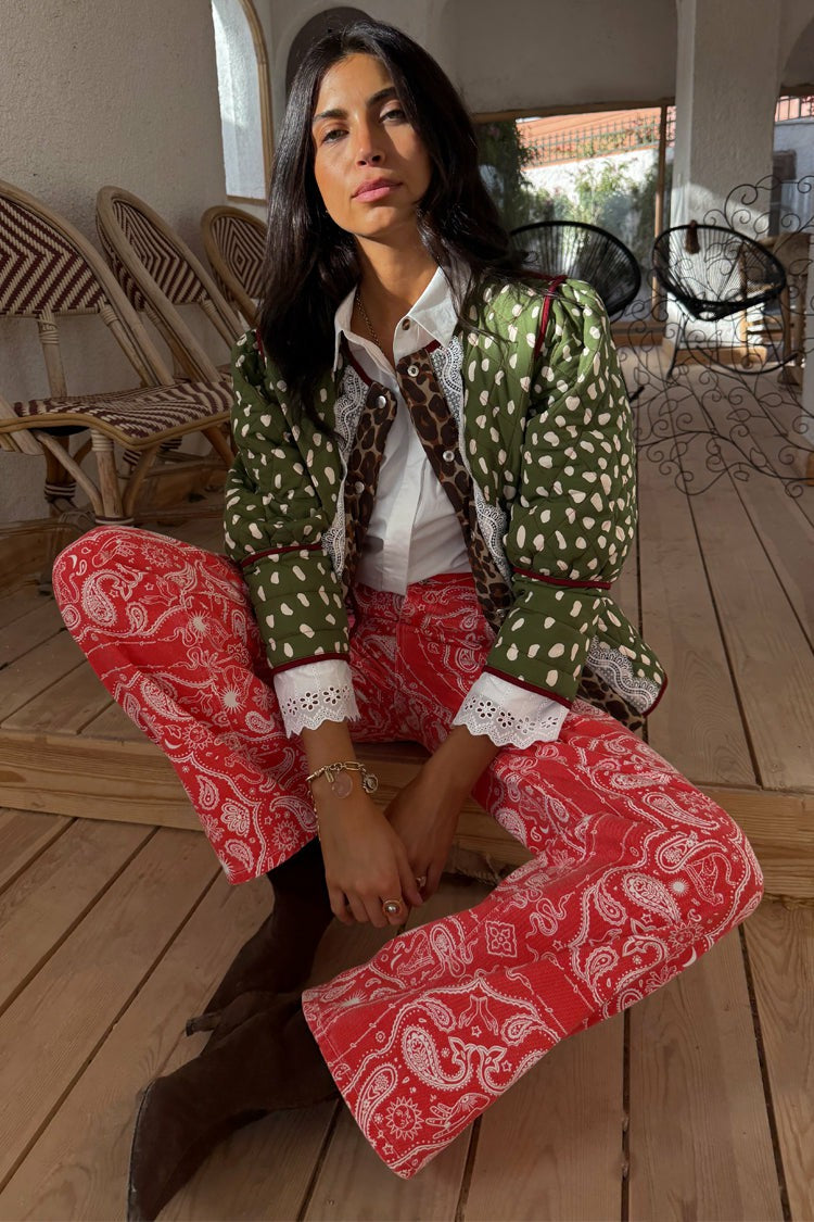 Never Fully Dressed Best Seller - Red Bandana Jeans  London