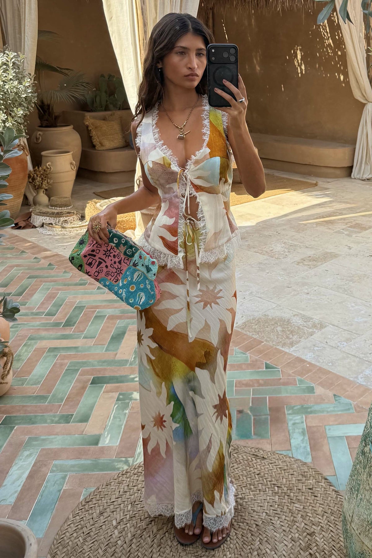 Never Fully Dressed Exclusive - Abstract Soleil Maisie Top