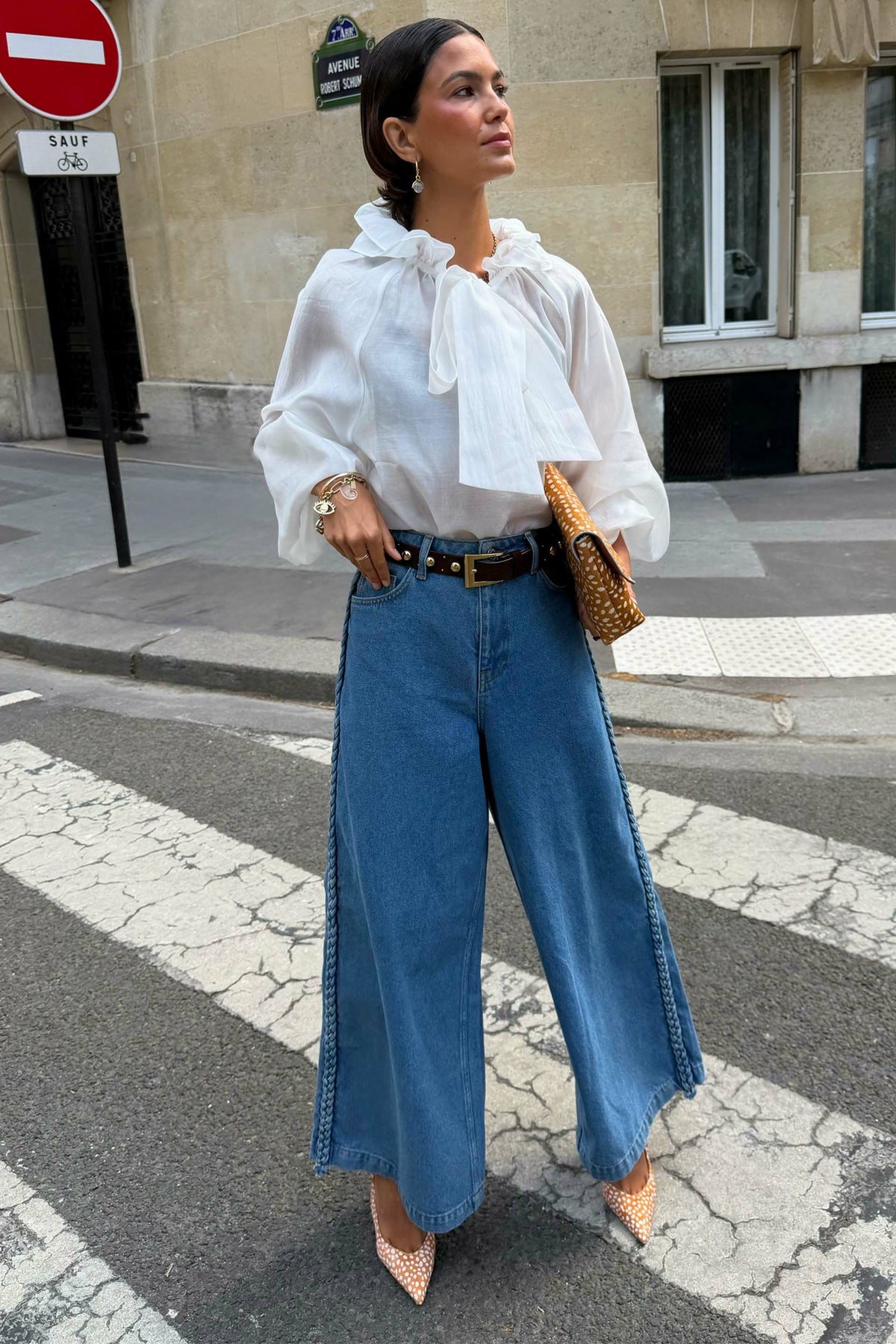 Never Fully Dressed New - White Ruffle Shirt