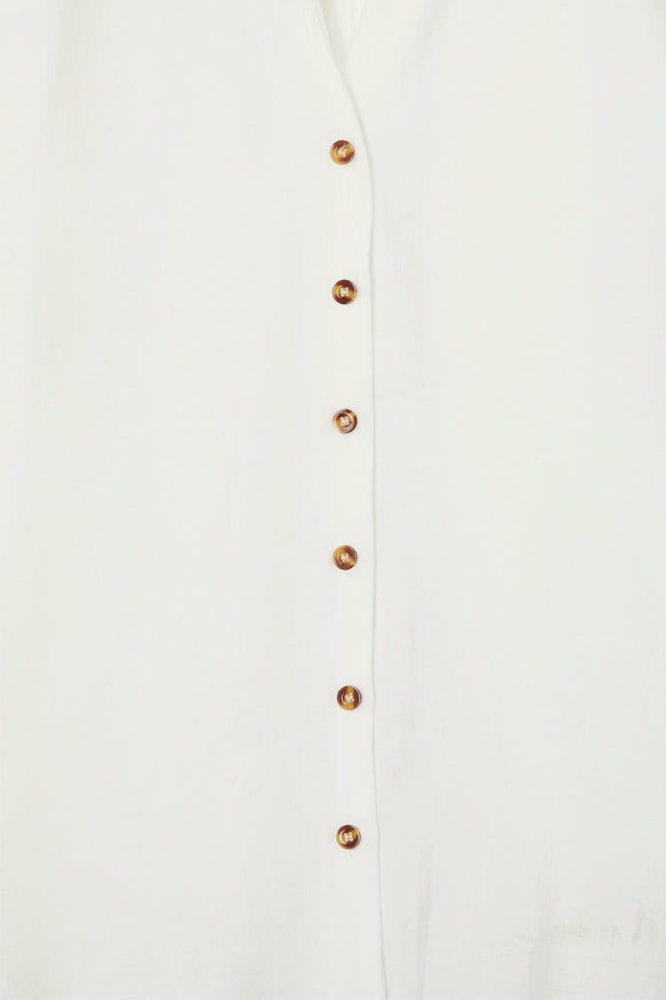 Never Fully Dressed Featured - White Miley Oversized Shirt