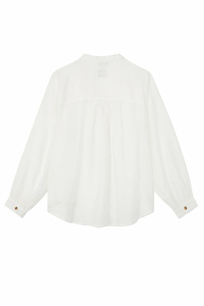 Never Fully Dressed Featured - White Miley Oversized Shirt