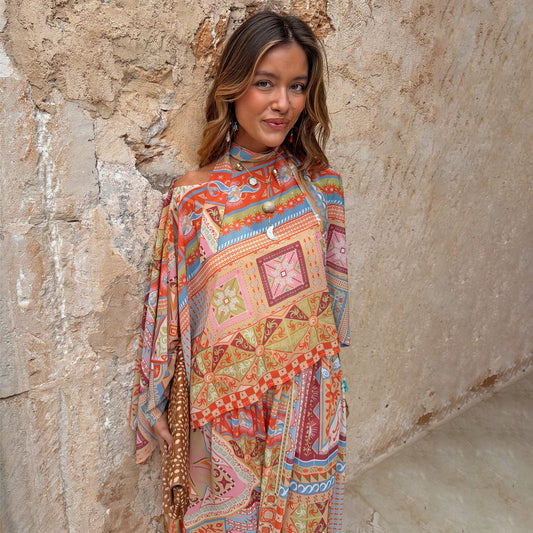 Never Fully Dressed Everyday - Dolce Vita Cape Top with Detachable Scarf