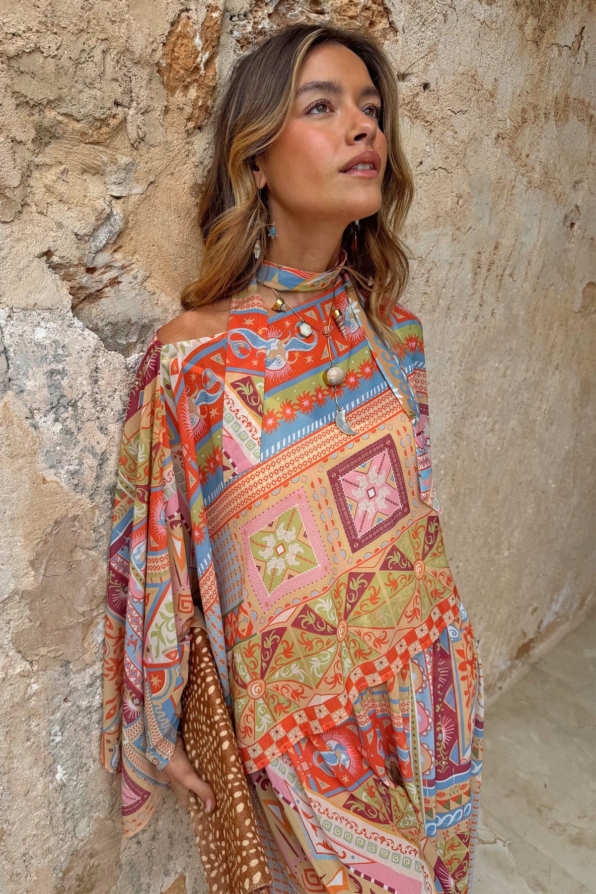 Never Fully Dressed Everyday - Dolce Vita Cape Top with Detachable Scarf
